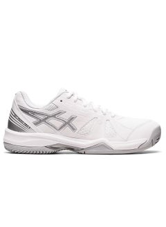 اشتري Asics Gel Padel Pro 5 White Pure Silver Size 8 Women Padel Shoes 1042A200-101 في الامارات