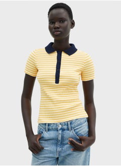 Buy Striped Polo T-shirt in UAE