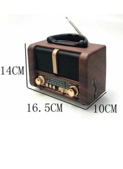 Buy Radio NS-8107BT Wireless Rechargeable Radio Fm Classsic Multicolour in Saudi Arabia