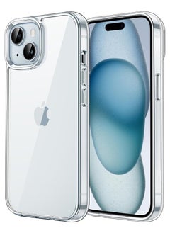 Buy FITIT CLEAR CASE 6.7" IPHONE 15 Plus Case Clear Transparent, Anti-Yellowing, Ultra-Thin, Shockproof [Military-Grade Drop Protection] Anti-Scratch Hard Back Cover-Crystal Clear in UAE