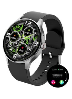 Buy Smart Watches for Women Men (Answer/Make Calls),1.43" Round Fitness Tracker, Smartwatch with Heart Rate Monitor Sleep, IP68 Waterproof,Blood Oxygen/Glucose/Blood Pressure in Saudi Arabia