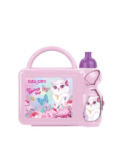 Buy Compact Sturdy and Durable Lightweight Portable Lunch Box With Water Bottle for Kids in Saudi Arabia