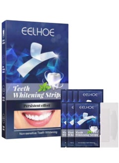 Buy EELHOE Teeth Whitening Strips: Minimize Sensitivity,  Complete Dental Care Whitening Strips Kit with Refreshing Mint Flavor (7 strips) in Saudi Arabia