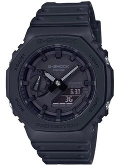 اشتري G-SHOCK الرجال ووتش كوارتز 48.5 * 45.4 * 11.8 مم التناظرية الرقمية عرض حزام من البلاستيك ووتش الرياضة الرجال GA-2100-1A1 في السعودية