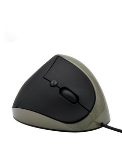 اشتري New 6D Ergonomic Vertical Wrist Guard Optoelectronic Notebook Wired Vertical Mouse في الامارات