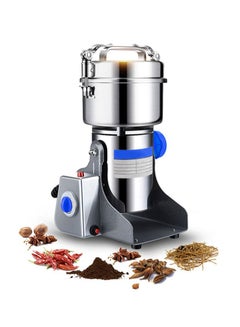 Buy Electric Stainless Steel Coffee Grinder Pulverizer Food Grinder 800g 3000W Silver in Saudi Arabia