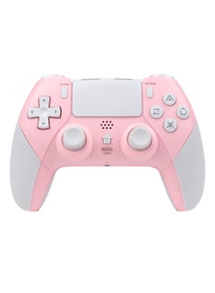 اشتري Bluetooth Wireless Gamepad Controller for Playstation-4/Playstation-5 With Tubor Burst Function Pink في السعودية