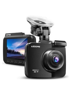 اشتري 4K Auto Camera Car Dash Cam with GPS WiFi Video Record Night Vision GS63H في السعودية