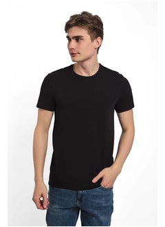 Buy Casual Slim Fit Basic T-Shirt in Egypt