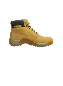 Buy Dewalt Full Grain Leather Apprentice Safety Shoes Honey-Dual Density anti bacterial insole EU 43 in UAE