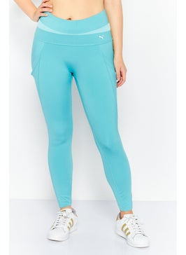 Buy Women Sportswear Fit Training Tight, Blue in UAE