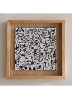 اشتري Forresta Animal Mob Wall Frame 25 x 3 x 25 cm في الامارات