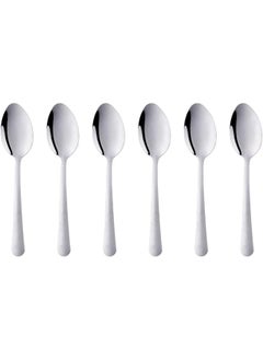 Buy 6 - Pieces Stainless Steel Dinner Spoons Heavy-duty Spoons Cutlery Set in UAE