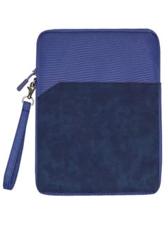 اشتري 9-11 Inch Tablet Sleeve Bag Carrying Case for iPad Pro 11 2021-2018, iPad Air 5/4 10.9, iPad 10.2, Galaxy Tab A8 10.5/Tab S8 11", Surface Go 2/1, Protective Bag with Pocket, Blue في الامارات