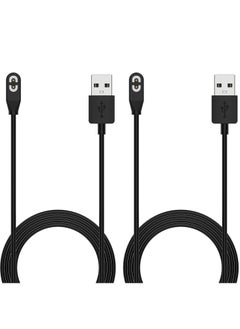 اشتري 2 Pack Compatible for Shokz Charging Cable,Magnetic Charger Cord Compatible for Aftershokz Aeropex AS800,Shokz OpenRun Pro,OpenRun,OpenRun Mini,OpenComm Bone Conduction Headphones في السعودية