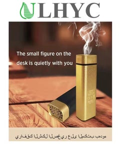 اشتري مبخرة إلكترونية USB محمولة حامل بخور عربي كهربائي صغير ناشر روائح مسلم بخور مبخرة عطرية في السعودية