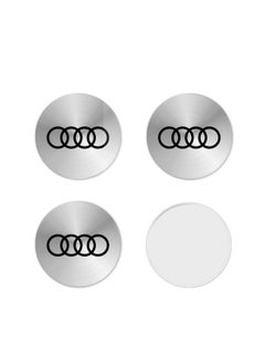 اشتري 4-Pieces Emblem Badge Sticker Wheel Hub Caps Center Cover (5.5x5.5cm) في الامارات