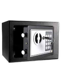 اشتري Security Safe, Mini Electronic Security Safe, Electronic Keypad Lock and Physical Key, Store Jewelry, Cash and Other Valuable Items, Suitable for Home/office/hotel(Black) في السعودية