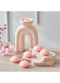 Buy Qara 6-Piece Rose Garden Nuggets Floating Candle Set 9 x 2.5 x 13.5 cm in UAE