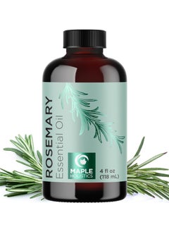 Buy Pure Rosemary Oil for Hair Growth - Undiluted Rosemary Essential Oil for Hair Skin and Nails and Refreshing Aromatherapy Oil for Diffusers - Cleansing Rosemary Essential Oil for Dry Scalp Care 4oz… in UAE