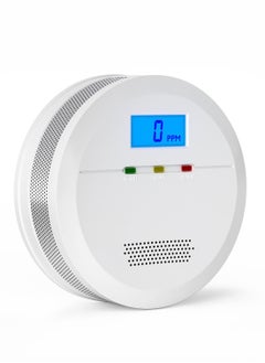 Buy Carbon Monoxide Alarm Detector, Detector with LCD Display, CO Battery Powered, High Decibel for Home, Garage, Office in Saudi Arabia