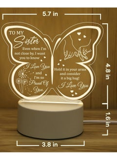 Buy To My Sister Gifts   Night Light Gifts For Birthday  Gifts Acrylic  Night Light in Saudi Arabia