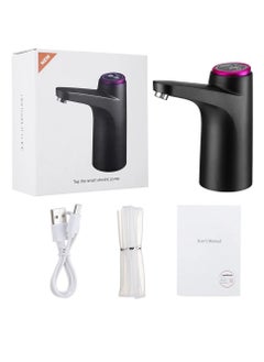 Buy Automatic Water Dispenser Water Intelligent Quantification Wireless Electric Drinking Water Pump Dispenser Black/Purple in UAE