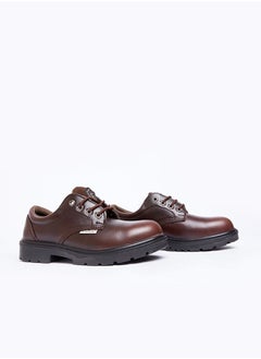 اشتري Safety Shoes 4002 Brown lace up low cut Boot في الامارات