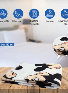 اشتري Mickey Mouse Cozy Fleece Blankets - Soft Warm Throw for Kids في الامارات