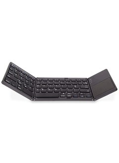 Buy B033 three system Universal three folding with touch pad phablet computer wireless Bluetooth portable mini keyboard in UAE