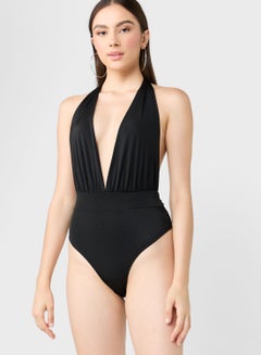 Buy Plunge Neck Swimsuit in UAE