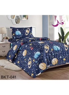 Buy Kids Compact Duvet Set 3 Pieces Drawings Multicolor And Shapes in Saudi Arabia