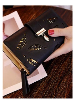 Buy Wallet for Women Long Slim Minimalist Wallet Ladies Women Purse Large Capacity Pu Leather Credit Card Holder in UAE