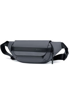 Buy FY00739 Fashion Casual Chest Multipocket Shoulder Crossbody Waterproof Bag - Grey in Egypt