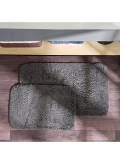 Buy Brace 2-Piece Microfibre Bathmat Set 80 x 50 cm in Saudi Arabia