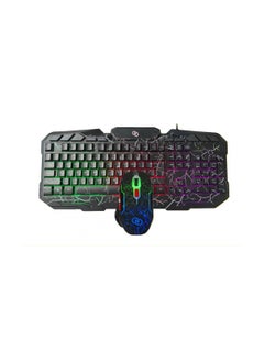 Buy RGB Gaming Keyboard with Mouse Set(AR/EN) in Saudi Arabia