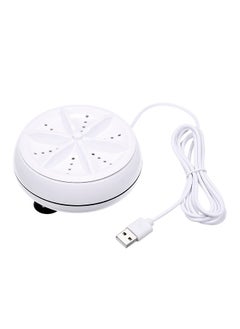 اشتري 2in1 Mini Washing Machine Portable Personal Rotating  Turbine Washer with USB Cable Convenient for Travel Home Business Trip (B) في الامارات