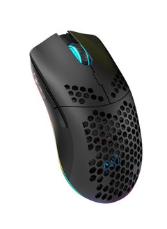 اشتري ماوس الألعاب T66 RGB ثلاثي الأوضاع 2.4 جيجاهرتز/سلكي/BT5.3 مع DPI قابل للتعديل لأجهزة الكمبيوتر المكتبية والكمبيوتر المحمول في السعودية