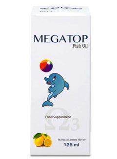 Buy Megatop fish oil 125 ml syrup in Saudi Arabia