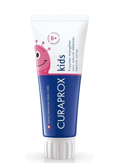 Buy Curaprox Children's Toothpaste Watermelon, 60ml - Fresh & Fruity Watermelon Flavoured Toothpaste for Kids 6 Years +., Clear in UAE