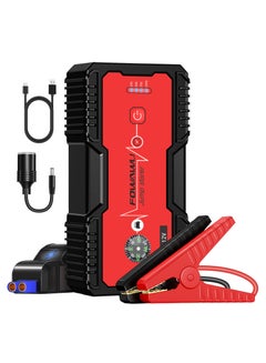 FEIKFEIZ Car Jump Starter, 5000A Peak 12V Car Battery Starter(Up to All Gas, 9.0L Diesel Engine), with USB Quick Charge 3.0,with LED Light