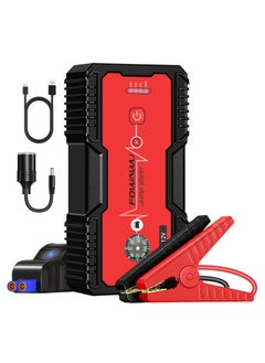 Buy FOWAWU 18000mAH 1500A Car Jump Starter,Water-Resistant Jump Starter Battery Pack(7.0L Gas,5.5L Diesel),Battery Jumper Starter Portable with USB/DC 12V/LED Light in Saudi Arabia