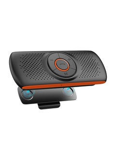 Buy Bluetooth Handsfree Speakerphone for Cell Phone, Wireless Car Kit Music Player Adapter with Back-Clip Portable Bluetooth Speaker for Home Sport Outdoor, Work with Siri Google Assistant TF Card in UAE