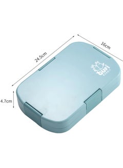 Buy Bento Box Durable Leak Proof Lunchbox With 5 Compartments For Kids - Blue in Saudi Arabia