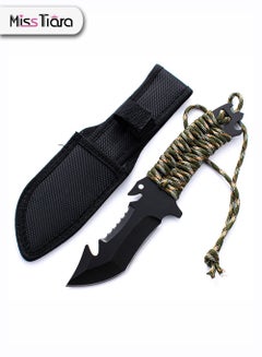 Buy Outdoor Multifunctional Tactical Camping Knife Stainless Steel Knife in UAE