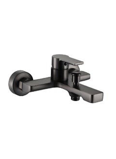 Buy Durable Modern Design Single Handle Solid Brass Bath Mixer Gun Grey 1 x 1 x 1 cm JS-622303GG in Saudi Arabia