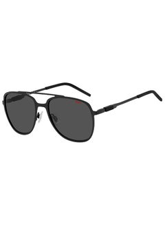 Buy Men Aviator Sunglasses HG 1100/S MTT BLACK 56 in UAE