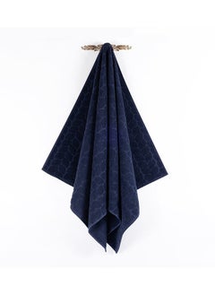 اشتري Sara Bath Towel, Navy - 550 GSM, 140x70 cm في الامارات