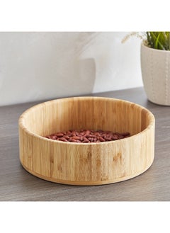 Buy Bamboo Serving Bowl 25x25 cm in UAE