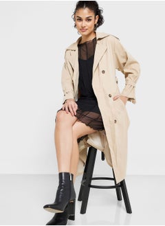 Buy Longline Classic Trench Coat in UAE